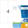Etiquetas Premium A4, papel blanco 105x148 mm mate 40 unid.