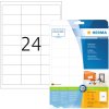 Etiquetas Premium A4, papel blanco 66x33,8 mm mate 240 unid.