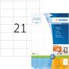 Etiquetas Premium A4, papel blanco 70x42,3 mm mate 210 unid.