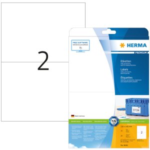Etiquetas HERMA Premium A4 blanco 210x148 mm papel mate...