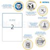 Etiquetas HERMA Premium A4 blanco 210x148 mm papel mate 20 unidades