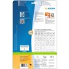 Etiquetas Premium A4, papel blanco 70x36 mm mate 240 unid.