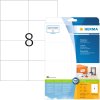 Etiquetas Premium A4, papel blanco 105x74 mm mate 80 unid.