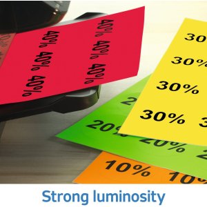 etiquetas herma a4 amarillo 25,4x10 mm papel mate 3780 piezas