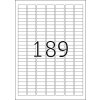 etiquetas herma a4 amarillo 25,4x10 mm papel mate 3780 piezas
