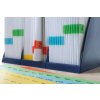 Etiquetas a4 azul 45,7x21,2 mm papel mate 960 uds.