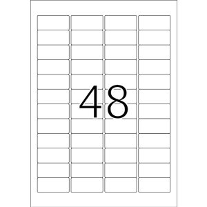 Etiquetas HERMA A4 verde 45,7x21,2 mm papel mate 960 unidades