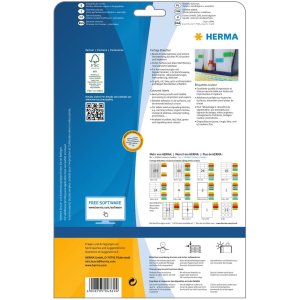 Etiquetas HERMA A4 verde 45,7x21,2 mm papel mate 960 unidades