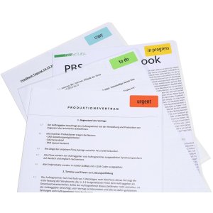 Etiquetas HERMA A4 rojo 210x297 mm papel mate 20 unidades