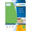 etiquetas herma a4 verde 210x297 mm papel mate 20 piezas