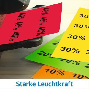 Etiquetas HERMA A4 rojo 70x37 mm papel mate 480 unidades