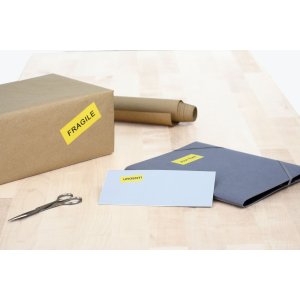 Etiquetas A4 amarillo 105x42,3 mm papel mate 280 unid.