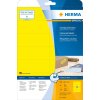 Etiquetas A4 amarillo 105x42,3 mm papel mate 280 unid.