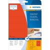 Etiquetas a4 rojo 105x42,3 mm papel mate 280 uds.