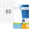 Etiquetas Premium A4, blanco 35,6x16,9 mm papel mate 2000 unid.