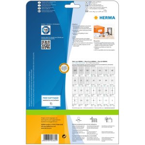 Etiquetas Premium A4, papel blanco 70x36 mm mate 600 unid.