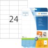 Etiquetas Premium A4, papel blanco 70x36 mm mate 600 unid.