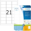 Etiquetas para direcciones Premium A4, papel blanco 63,5x38,1 mm mate 525 unid.