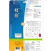 Etiquetas para direcciones Premium A4, papel blanco 63,5x38,1 mm mate 525 unid.