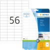 Etiquetas Premium a4, papel blanco 52,5x21,2 mm mate 1400 uds.