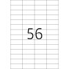 Etiquetas Premium a4, papel blanco 52,5x21,2 mm mate 1400 uds.