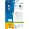 Etiquetas Premium a4, papel blanco 52,5x21,2 mm mate 1400 uds.