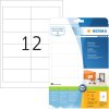 Etiquetas Premium a4, blanco 96,5x42,3 mm papel mate 300 uds.