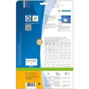 Etiquetas HERMA Premium A4, papel blanco 210x297 mm mate...