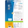 Etiquetas para direcciones Premium A4, papel blanco 99,1x33,8 mm mate 400 unid.