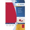 Etiquetas a4 rojo neón 210x297 mm papel mate 20 uds.