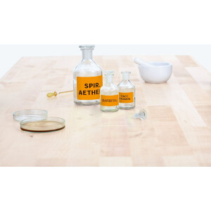 Etiquetas A4 naranja neón 210x297 mm papel mate 20 unid.