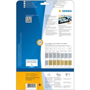 Etiquetas A4 blanco 210x297 mm papel brillo 25 unid.