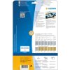 Etiquetas A4 blanco 210x297 mm papel brillo 25 unid.
