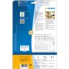 Etiquetas A4 blanco 210x148 mm papel adhesivo extremadamente fuerte mate 50 unid.