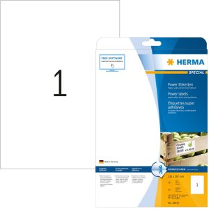 Etiquetas A4 blanco 210x297 mm papel adhesivo...