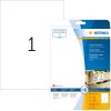 Etiquetas A4 blanco 210x297 mm papel adhesivo extremadamente fuerte mate 25 unid.