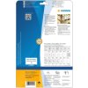 Etiquetas A4 blanco 210x297 mm papel adhesivo extremadamente fuerte mate 25 unid.