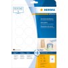 Etiquetas de cierre transparentes ø 40 mm redondas lámina adhesiva extremadamente resistente mate 600 uds.