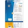 Etiquetas de cierre transparentes ø 40 mm redondas lámina adhesiva extremadamente resistente mate 600 uds.