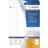 Etiquetas visibles A4 blanco 45,7x16,9 mm Papel movible-desmontable mate 1600 unid.