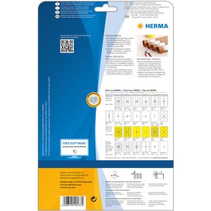 Etiquetas A4 Lámina adhesiva exterior blanca 99,1x42,3 mm Lámina mate 120 unid.