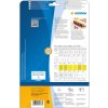 Etiquetas A4 Lámina adhesiva exterior blanca 99,1x42,3 mm Lámina mate 120 unid.