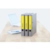 Etiquetas para carpetas a4 amarillo 192x38 mm papel mate opaco 140 uds.