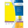 Etiquetas para carpetas A4 amarillas 192x61 mm papel opaco mate 80 unid.