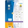 Etiquetas para carpetas A4 amarillas 192x61 mm papel opaco mate 80 unid.