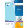 Etiquetas para carpetas A4 azul 192x61 mm papel opaco mate 80 unid.