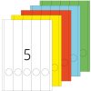 Etiquetas para carpetas a4 blanco 38x297 mm papel mate opaco 125 uds.