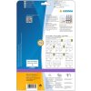 Etiquetas para carpetas a4 blanco 38x297 mm papel mate opaco 125 uds.