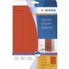 Etiquetas para carpetas A4 rojo 38x297 mm papel mate opaco 100 unid.