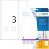Etiquetas para carpetas a4 blanco 61x297 mm papel mate opaco 75 uds.